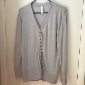 Grey boyfriend cardigan. Like new.